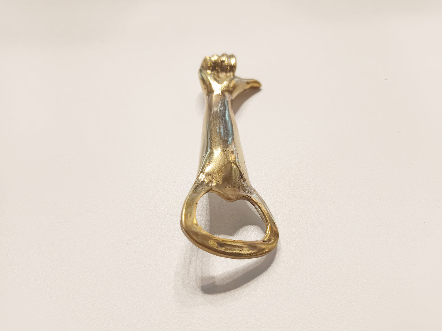Thumbs up brass bottle opener, antique brass approval sign beer cap opener .