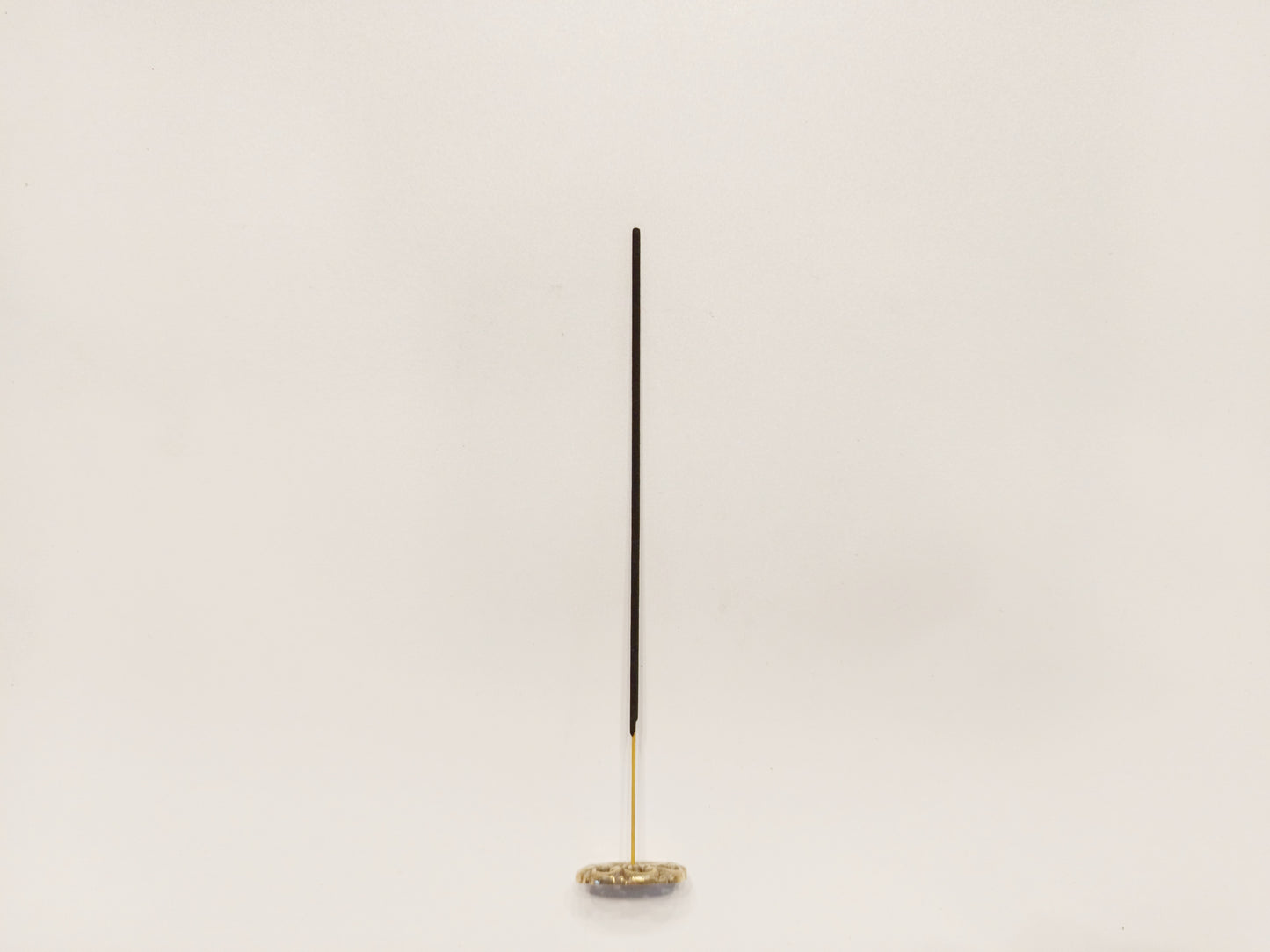 Brass small dandelion flower incense stick holder, set of 2