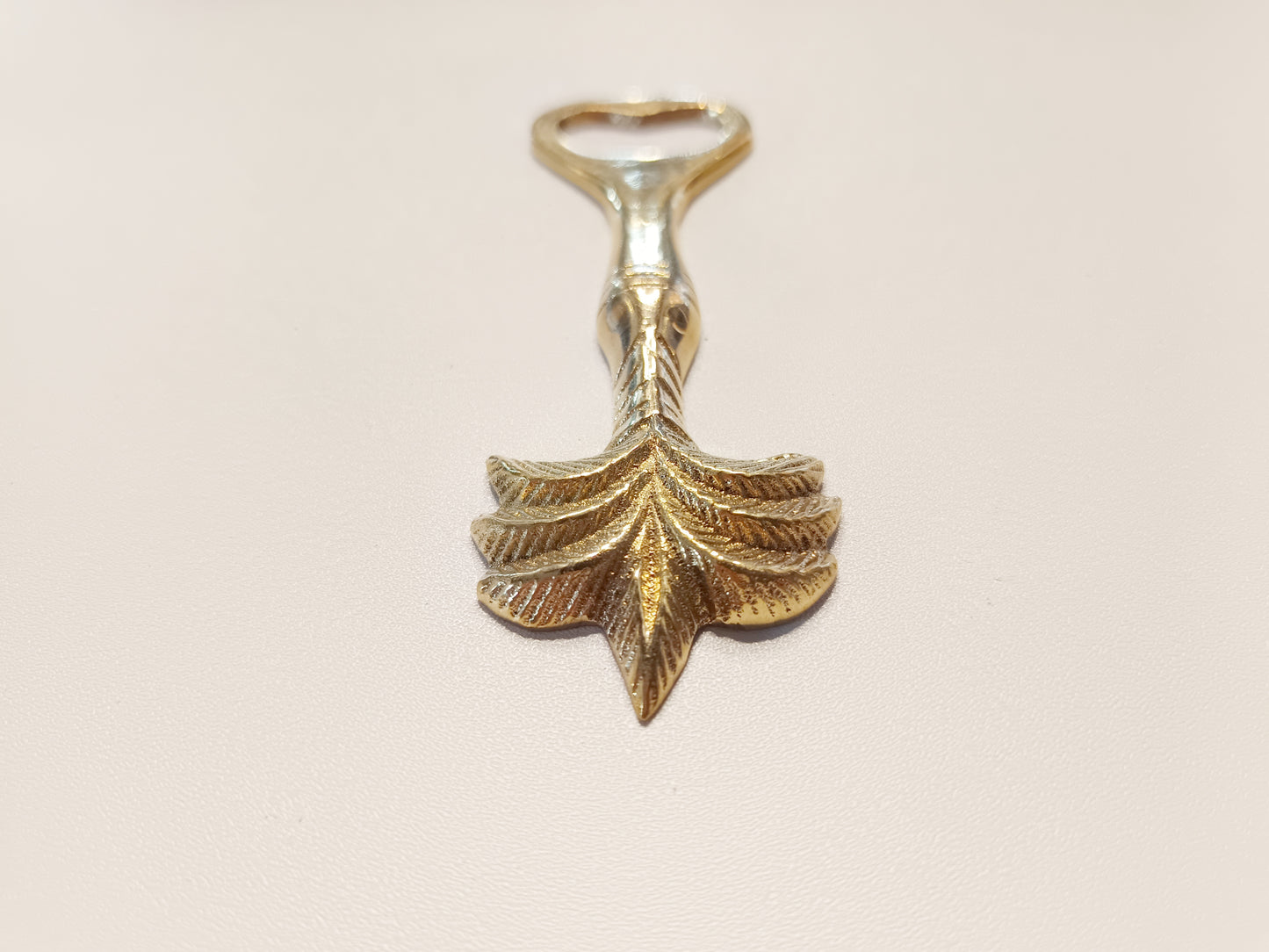 Coconut tree brass bottle opener, antique brass palm tree beer cap opener