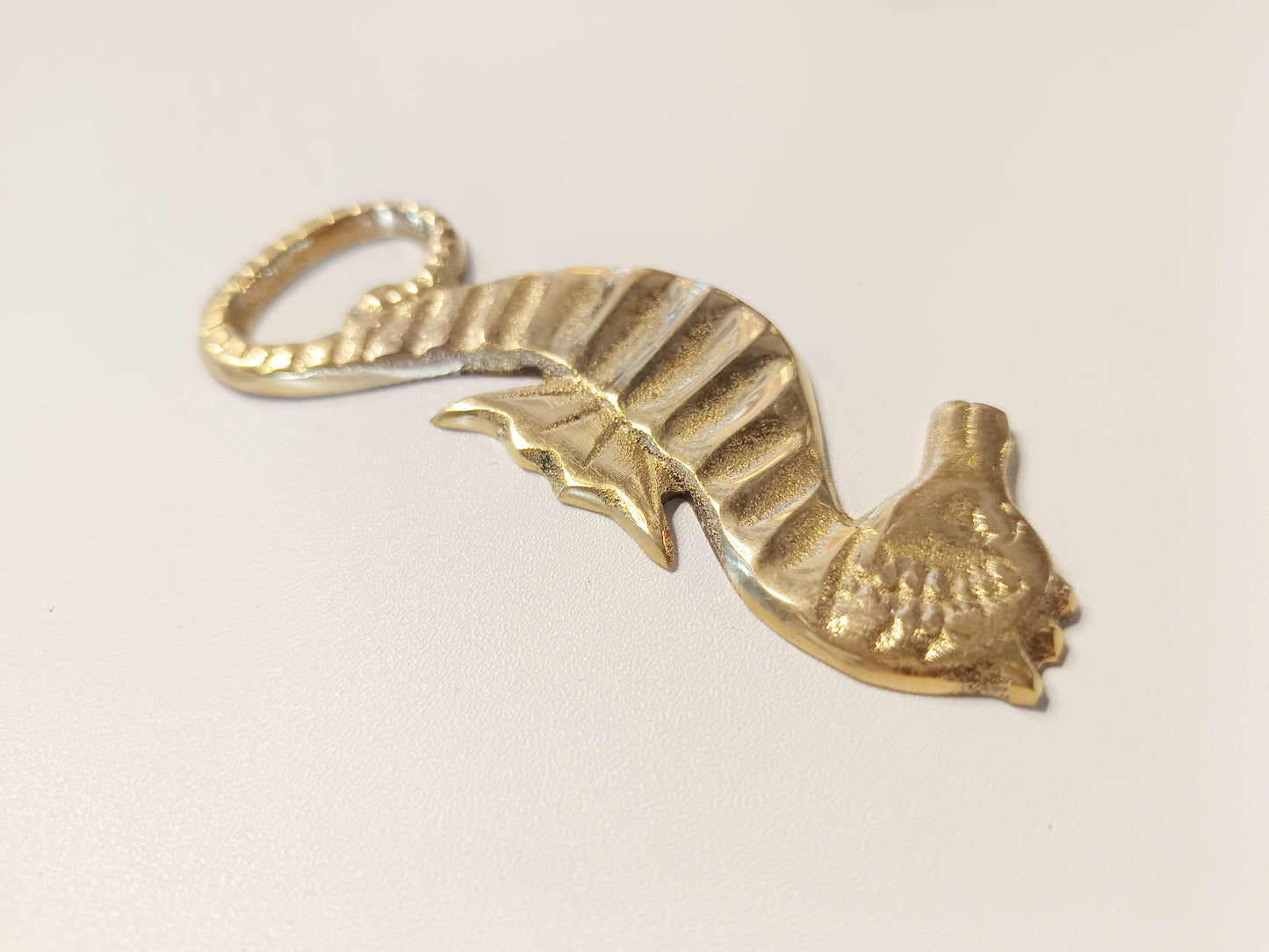 Seahorse brass bottle opener, antique brass horse of sea beer cap opener