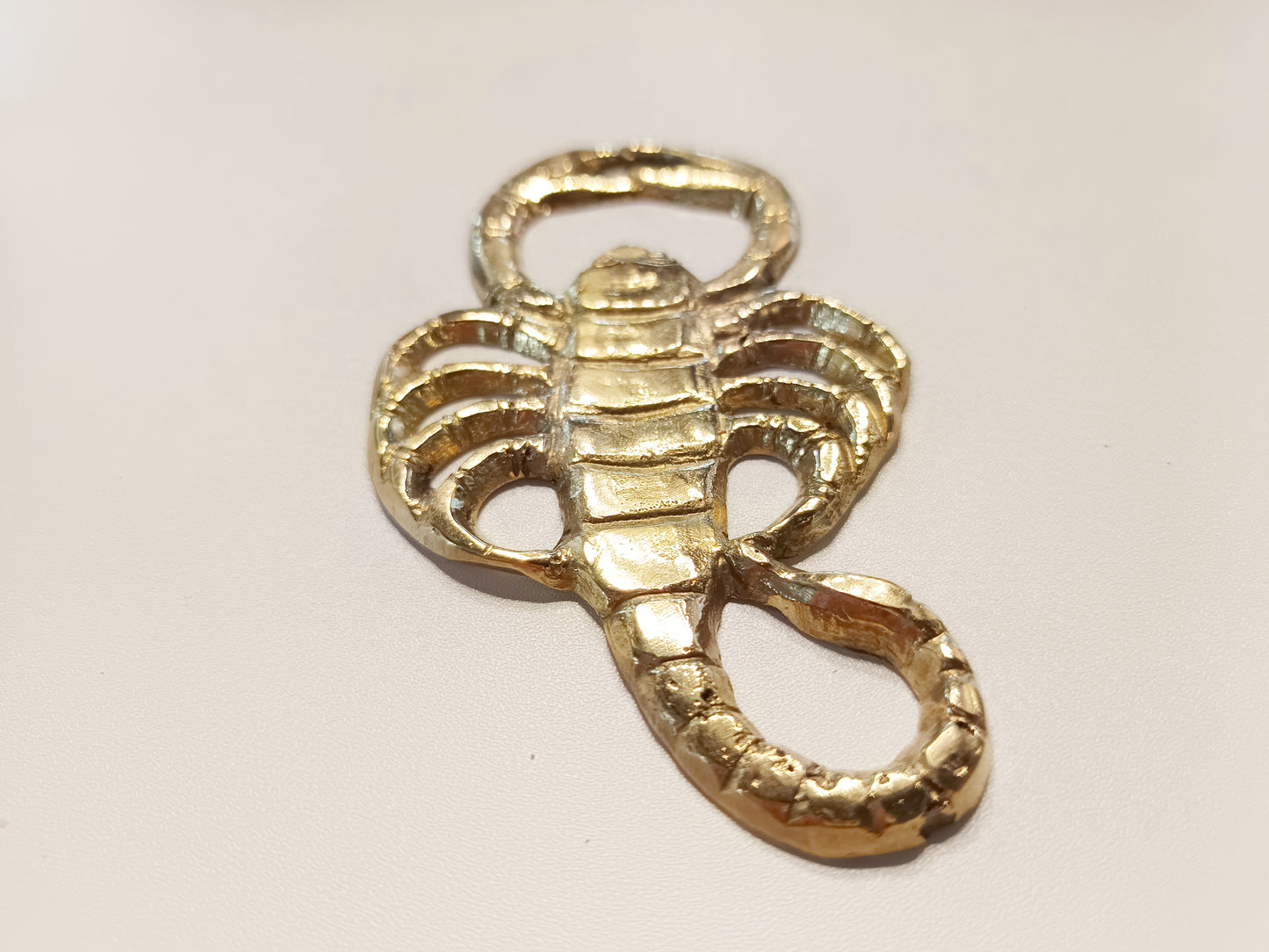 Scorpion brass bottle opener, antique brass dessert creature beer cap opener