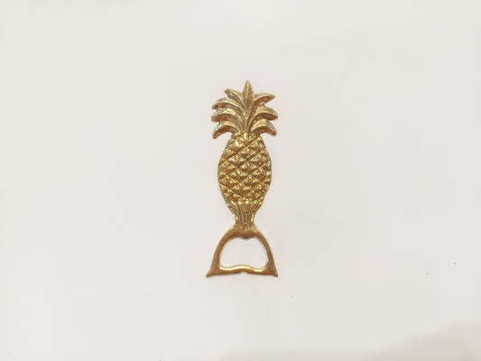 Pineapple brass bottle opener, antique brass ananas beer cap opener