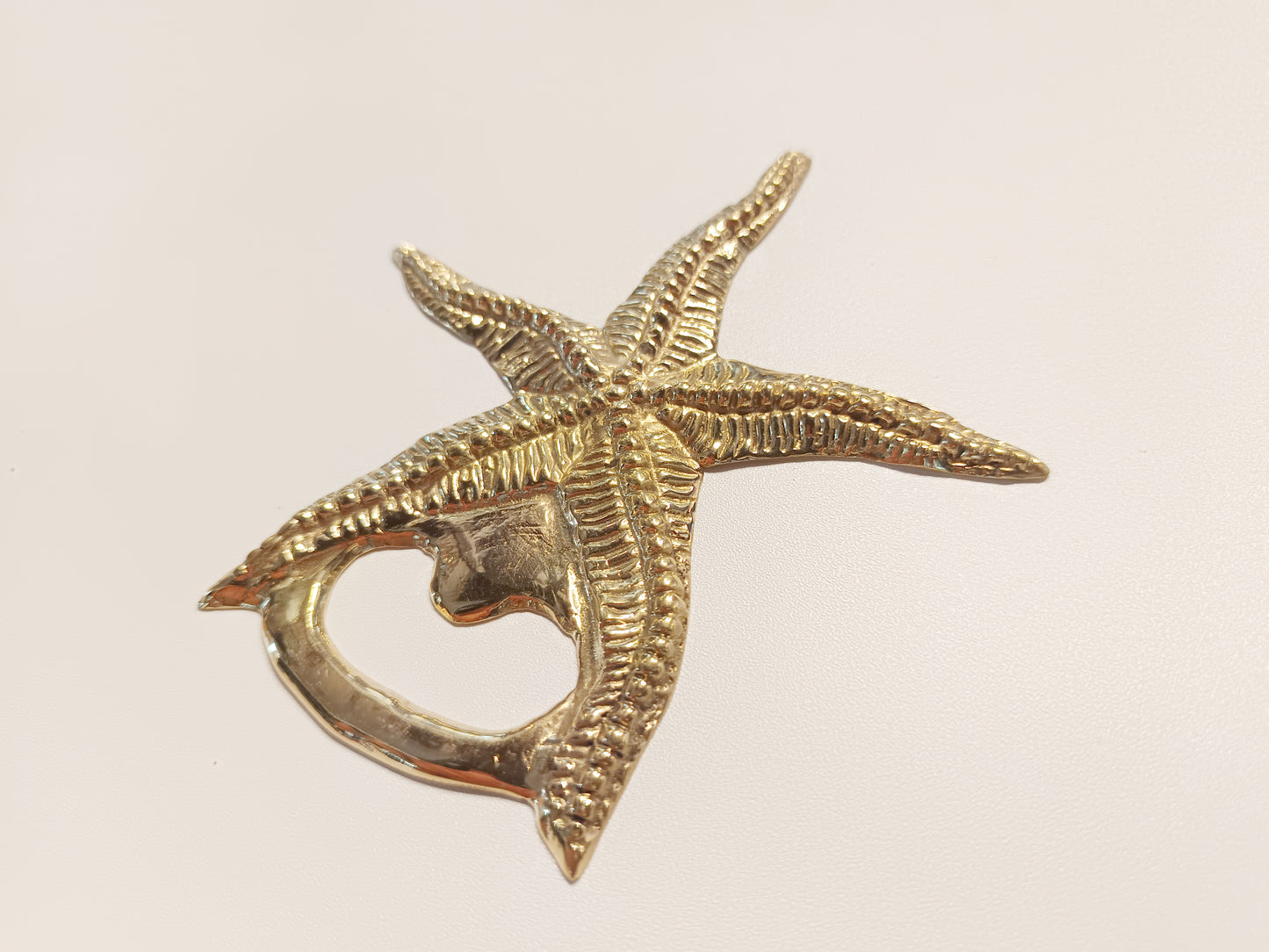 Starfish brass bottle opener, antique brass dessert sea star cap opener