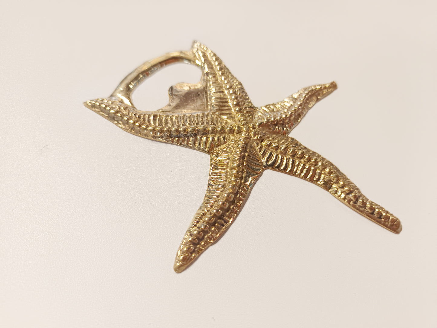 Starfish brass bottle opener, antique brass dessert sea star cap opener