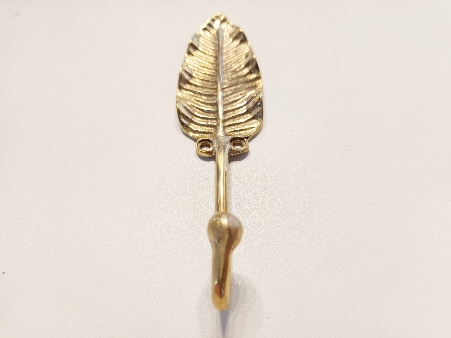 Banana leaf brass wall hook, antique brass tree leaf coat rack.