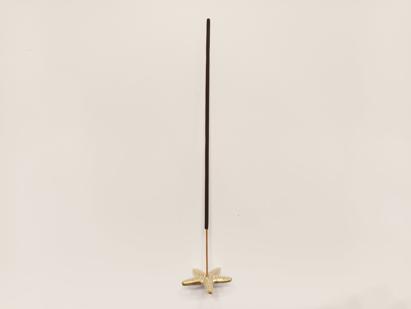 Brass small starfish incense stick holder, set of 2
